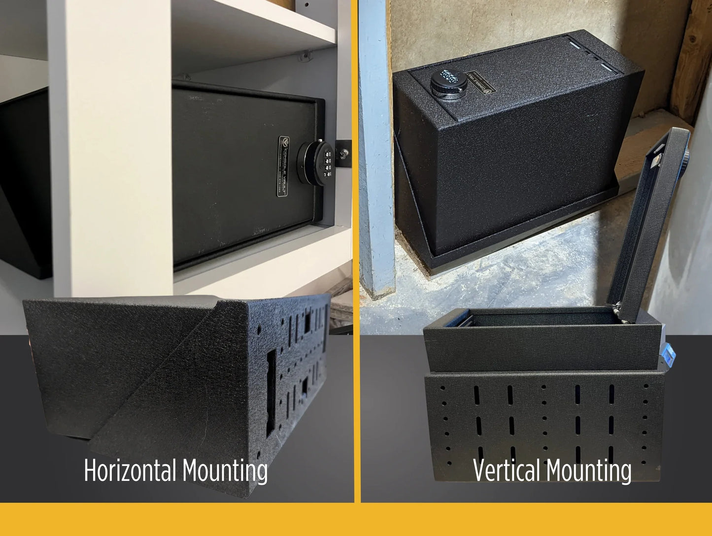 Console Vault Universal Multi-Safe - Mounted Safe Solution for Your Home