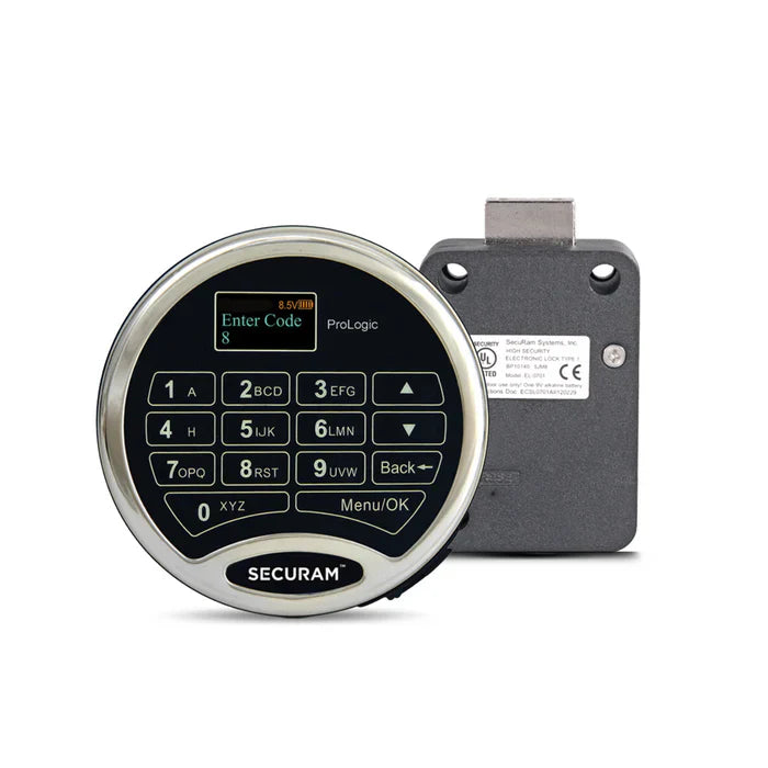 Securam ProLogic L02 Multi-User Digital Electronic Lock Chrome