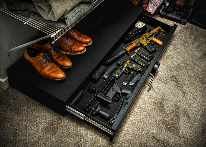 Steelhead Undercover 48E Under Bed Biometric Safe