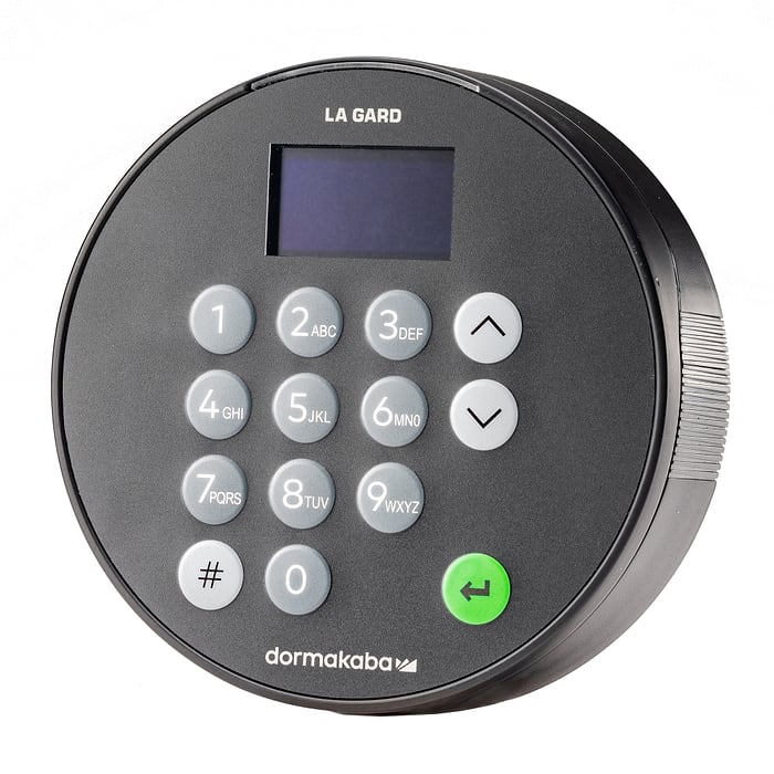 Lagard 703B Bluetooth Multi-User Swing Bolt Digital Lock Kit with Display