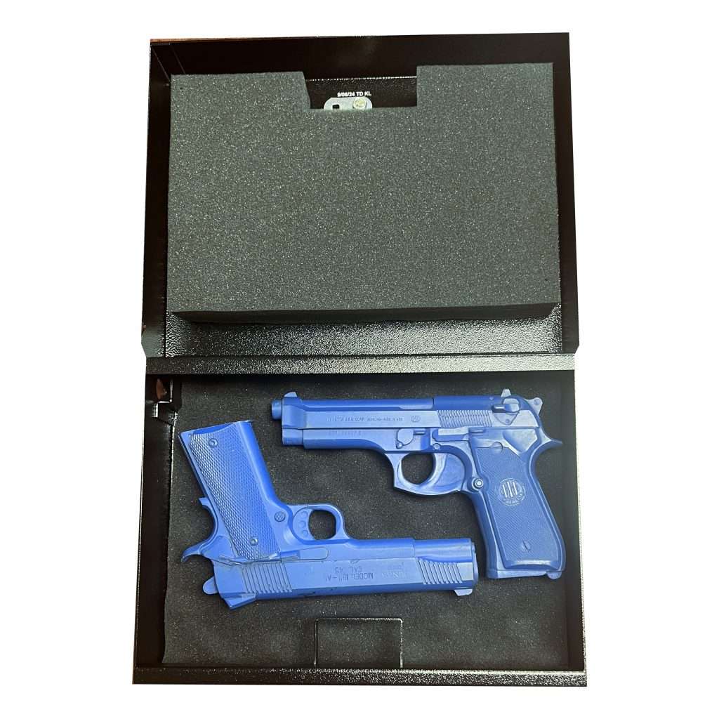 V-Line EZ Vault TD Handgun Safe with Cable 3010-A FBLK