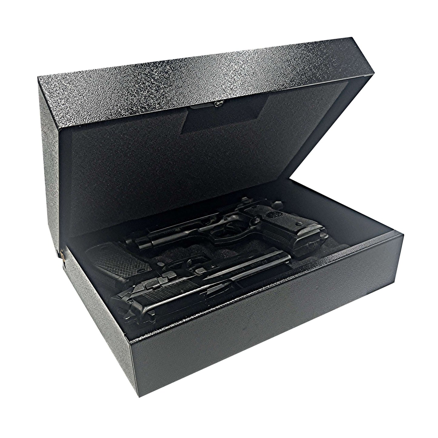 V-Line EZ Vault TD Handgun Safe with Cable 3010-A FBLK