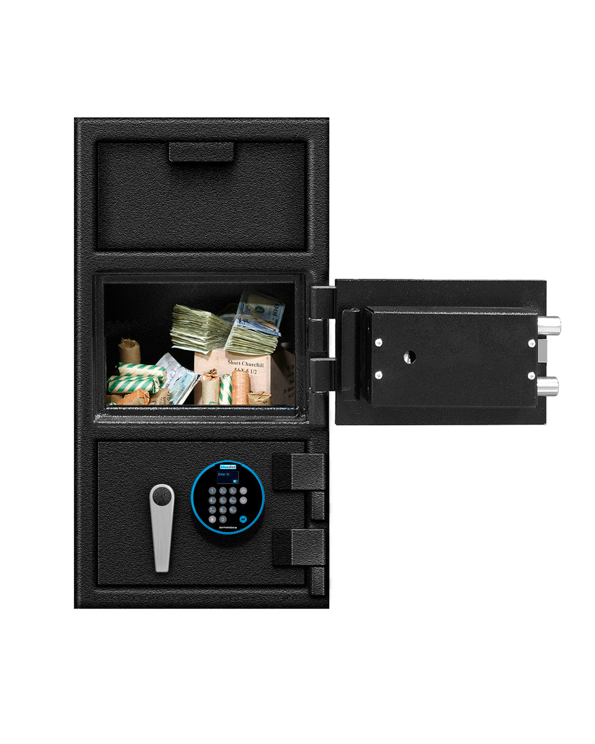 SafeandVaultStore FLH271414DD B-Rated Double Door Depository Safe