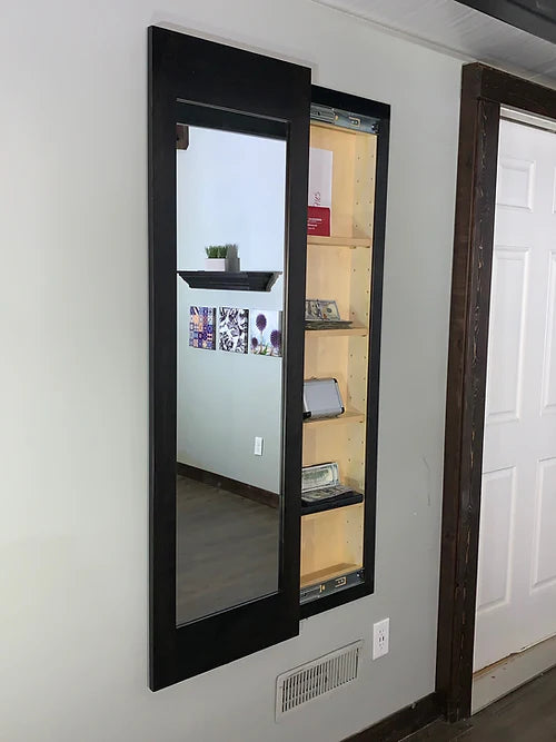 Go Secret Storage Full Length Sliding Concealment Mirror