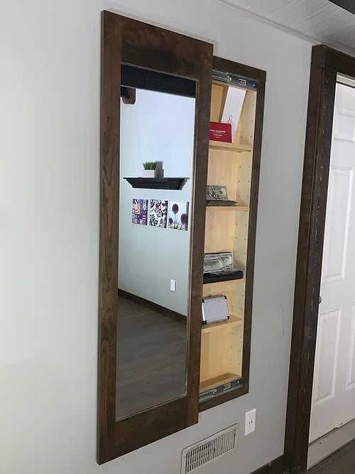 Go Secret Storage Full Length Sliding Concealment Mirror