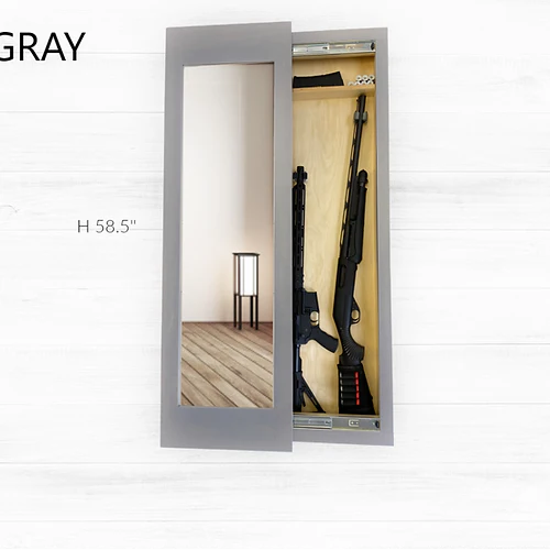 Go Secret Storage Full Length Sliding Concealment Mirror