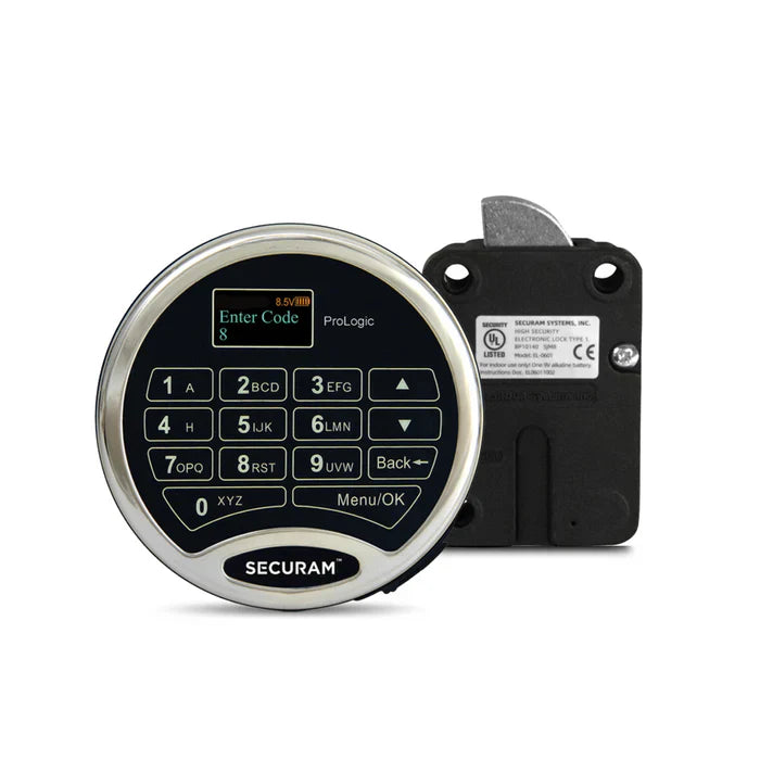 Securam ProLogic L02 Multi-User Digital Electronic Lock Chrome