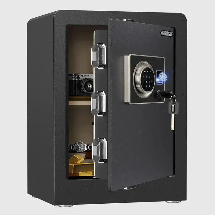 IslandSafe CBE45-BLK Biometric Security Safe