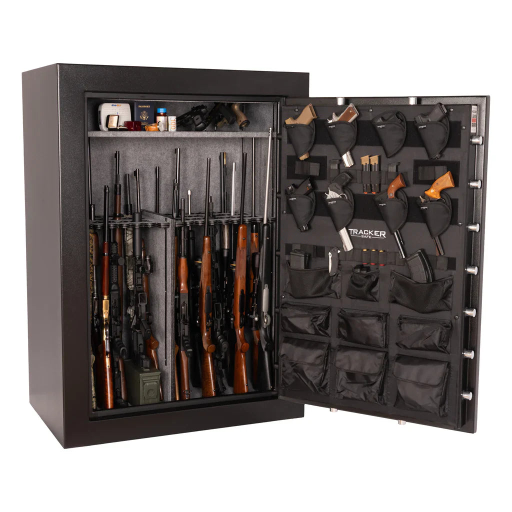 Tracker Safe M64 Gun & Rifle Safe - 60 Min Fire, 66-Gun Capacity