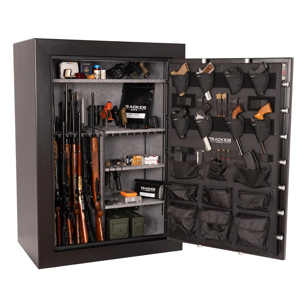 Tracker Safe M64 Gun & Rifle Safe - 60 Min Fire, 66-Gun Capacity