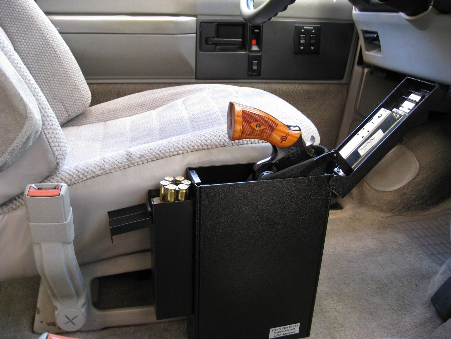 Titan Security Portable Quick Access Vehicle Handgun Safe