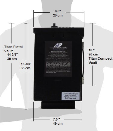 Titan Security Portable Quick Access Vehicle Handgun Safe