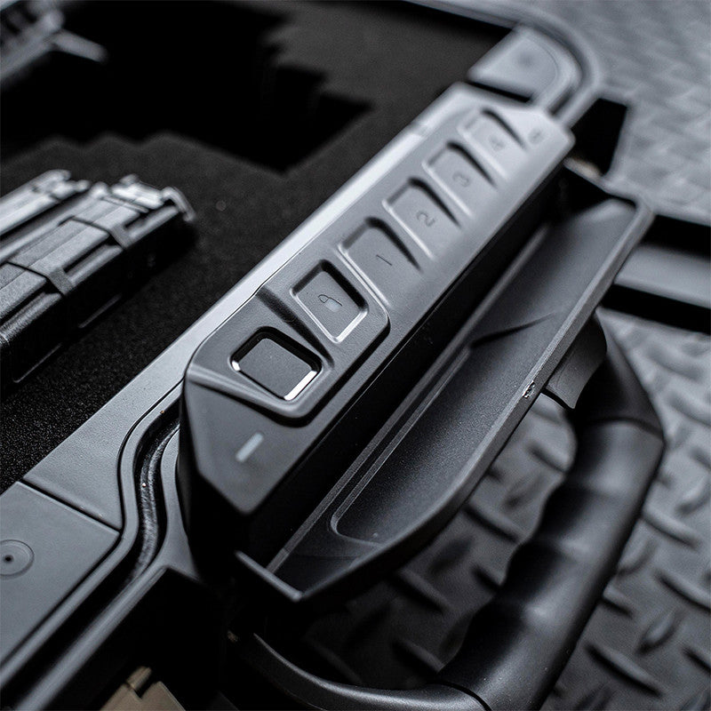 Vaultek Lifepod XTBi High Capacity Weather Resistant Biometric Firearm Case with Pluck Foam
