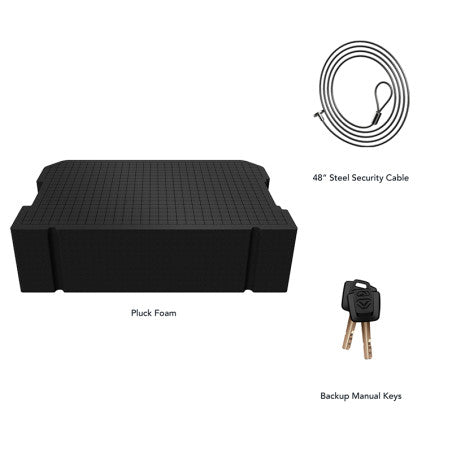Vaultek Lifepod XTBi High Capacity Weather Resistant Biometric Firearm Case with Pluck Foam
