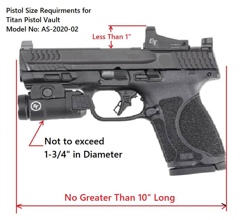 Titan Security Portable Quick Access Vehicle Handgun Safe
