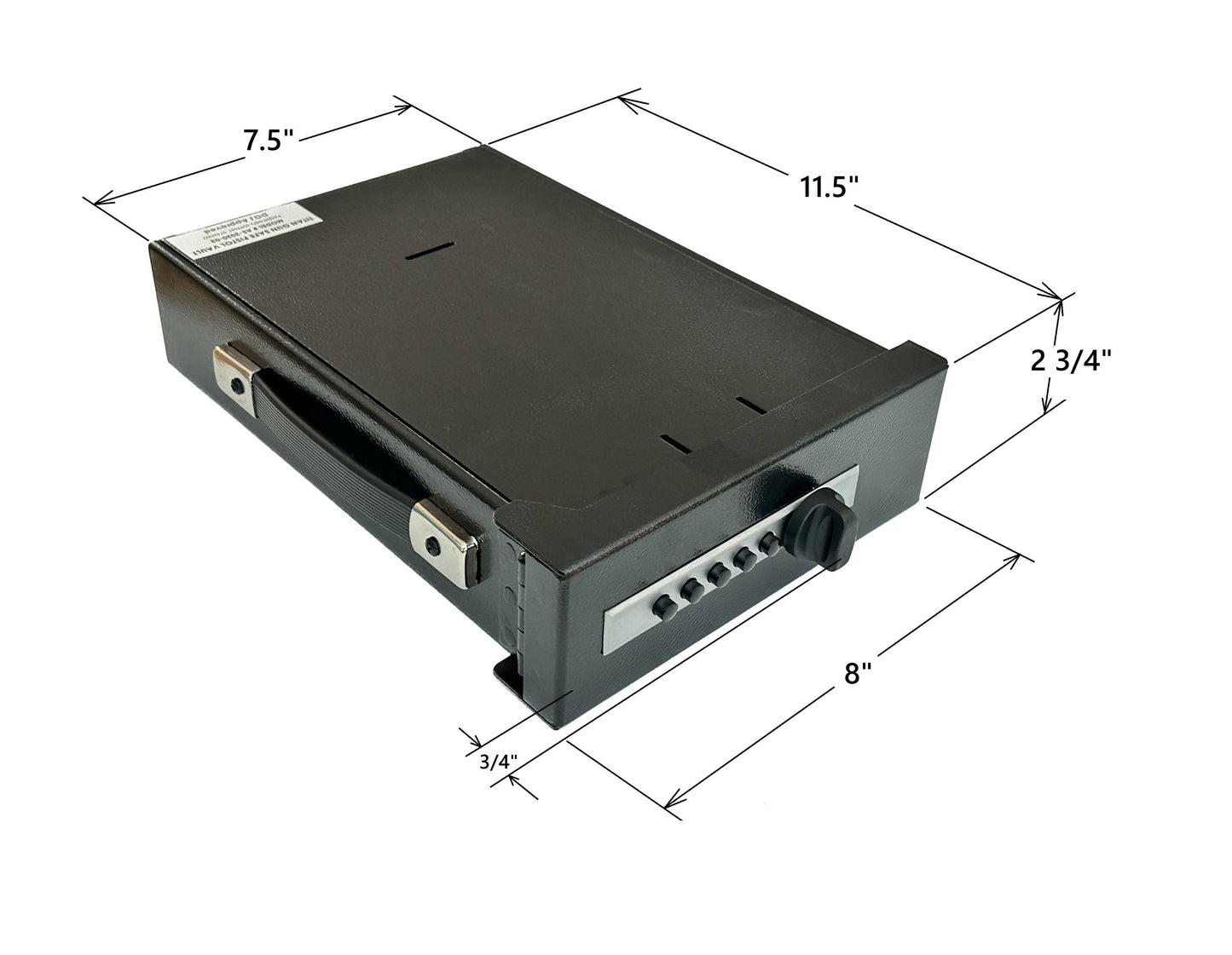 Titan Security Portable Quick Access Vehicle Handgun Safe