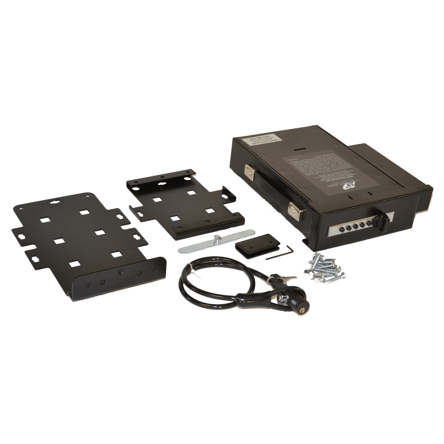 Titan Security Portable Quick Access Vehicle Handgun Safe Bundle